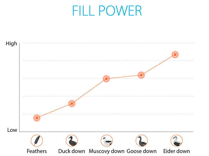 Learn more about fill power and its effect on duvets JYSK